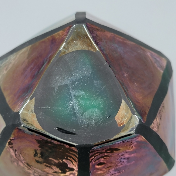 Iridescent Geometric Vase 6 - Picture 13 of 13